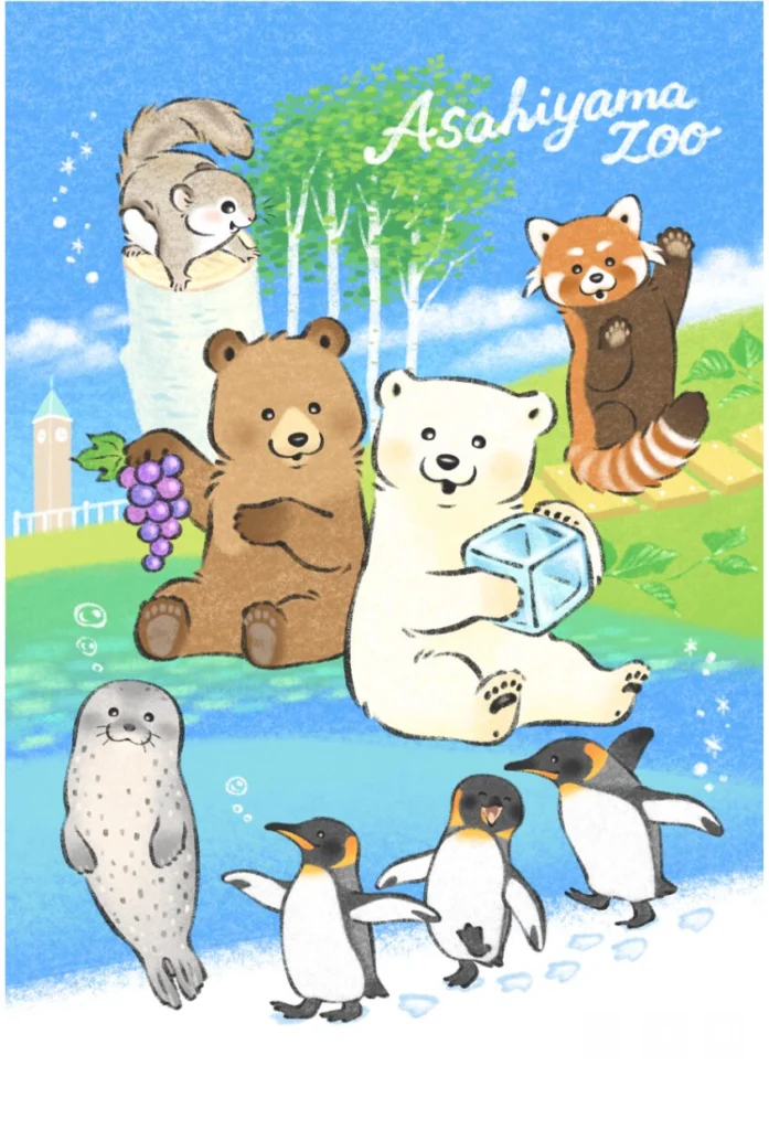 旭山の動物たちを日常へ。Lommy×旭山動物園くらぶコラボアイテム発売